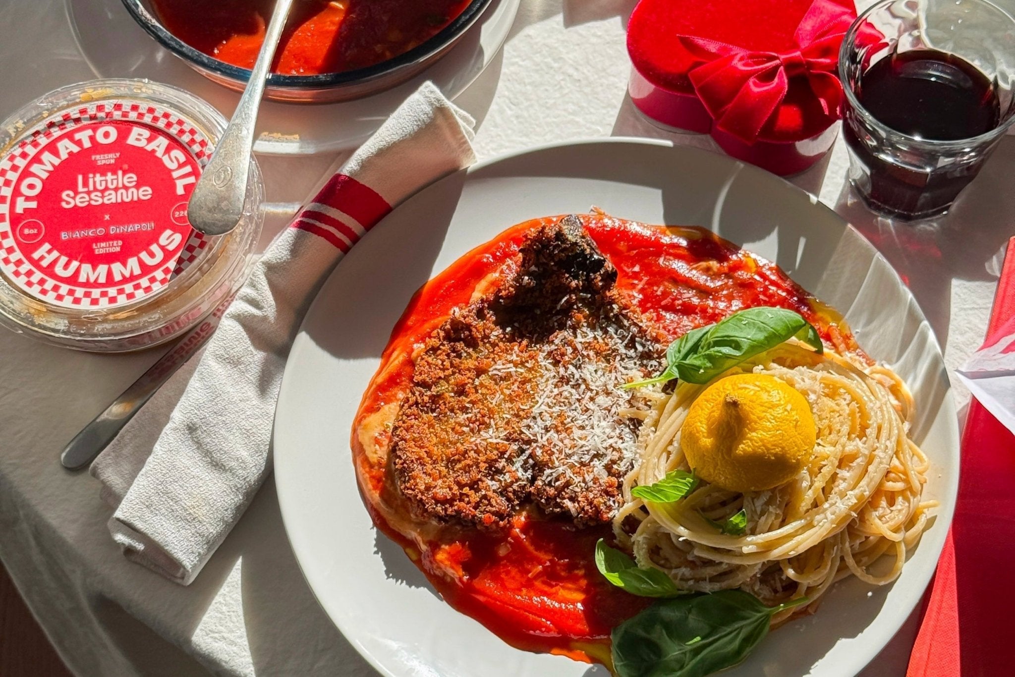 Tomato Basil Eggplant Parm